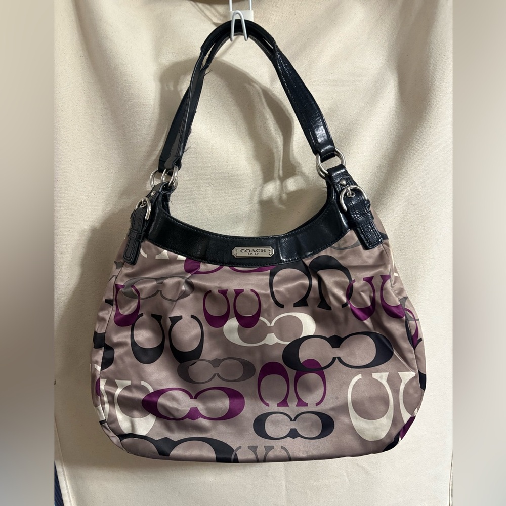 COACH Soho Optic Print Signature Logo Shoulder Bag- includes dustbag